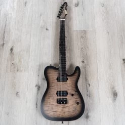 ESP USA TE-II Hardtail Guitar, See Thru Black Sunburst, Flame Maple Top, Duncan Pickups -Musical Instrument Shop 20220106 dsc01820