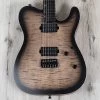 ESP USA TE-II Hardtail Guitar, See Thru Black Sunburst, Flame Maple Top, Duncan Pickups -Musical Instrument Shop 20220106 dsc01821
