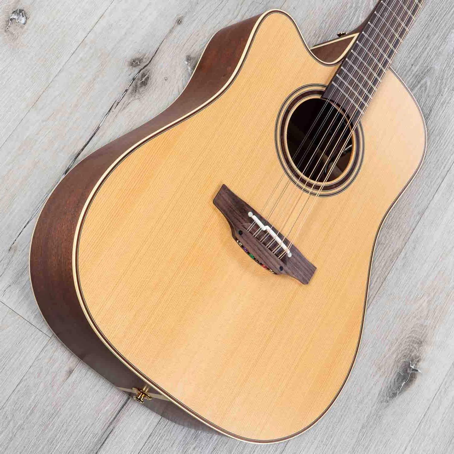 Takamine P3DC-12 12-String Dreadnought Acoustic-Electric Guitar, Left-Handed, Hard Case - Natural 5 Takamine P3DC-12 12-String Dreadnought Acoustic-Electric Guitar, Left-Handed, Hard Case - Natural - Image 3