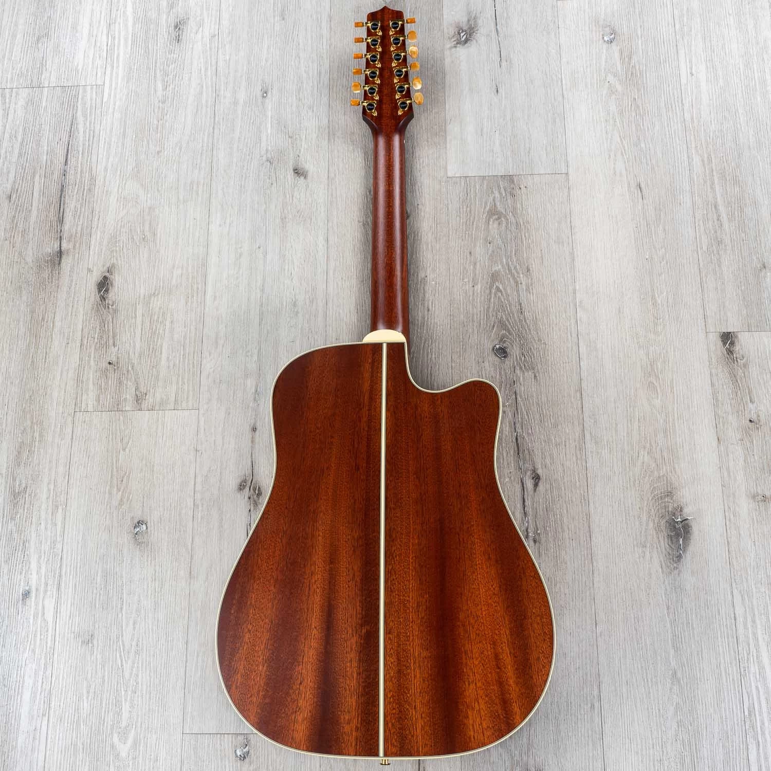 Takamine P3DC-12 12-String Dreadnought Acoustic-Electric Guitar, Left-Handed, Hard Case - Natural 8 Takamine P3DC-12 12-String Dreadnought Acoustic-Electric Guitar, Left-Handed, Hard Case - Natural - Image 6