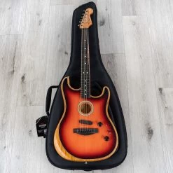 Fender American Acoustasonic Stratocaster Guitar, Ebony Fretboard, 3 Color Sunburst 22 Fender American Acoustasonic Stratocaster Guitar, Ebony Fretboard, 3 Color Sunburst -Musical Instrument Shop 20220117 dsc02896