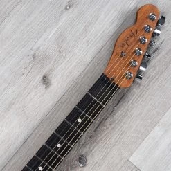 Fender American Acoustasonic Telecaster Left-Handed Guitar, Ebony Fretboard, Natural -Musical Instrument Shop 20220201 dsc04436