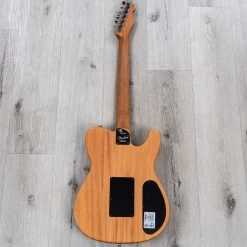 Fender American Acoustasonic Telecaster Left-Handed Guitar, Ebony Fretboard, Natural -Musical Instrument Shop 20220201 dsc04438