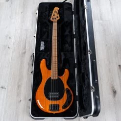 Ernie Ball Music Man Exclusive Run StingRay Special 4-String H Bass, Trans Amber -Musical Instrument Shop 20220203 dsc04752