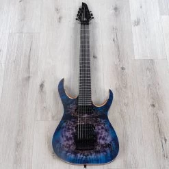 Mayones Duvell Elite Pro 7, 7-String Guitar, Trans Dirty Purple Blue Burst 15 Mayones Duvell Elite Pro 7, 7-String Guitar, Trans Dirty Purple Blue Burst -Musical Instrument Shop 20220208 dsc05206