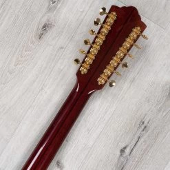 Guild USA F-512 12-String Acoustic Guitar, Ebony Fingerboard, Hard Case - Natural -Musical Instrument Shop 20220216 dsc06473