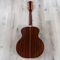 Guild USA F-512 12-String Acoustic Guitar, Ebony Fingerboard, Hard Case - Natural -Musical Instrument Shop 20220216 dsc06476