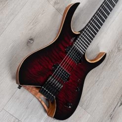 Mayones Hydra Elite 7 - 7-String Guitar, Dirty Red Burst Satin -Musical Instrument Shop 20220223 dsc07591