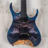Mayones Hydra Elite Pro 6 Headless Guitar, Dirty Purple Blue Burst 1 Mayones Hydra Elite Pro 6 Headless Guitar, Dirty Purple Blue Burst -Musical Instrument Shop 20220224 dsc07923 1