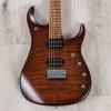 Ernie Ball Music Man John Petrucci JP15, Sahara Burst, Flame Maple Top, Roasted Flame Maple Neck And Fretboard -Musical Instrument Shop 20220316 dsc01380