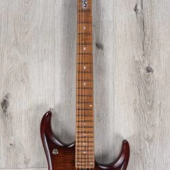 Ernie Ball Music Man John Petrucci JP15, Sahara Burst, Flame Maple Top, Roasted Flame Maple Neck And Fretboard -Musical Instrument Shop 20220316 dsc01383
