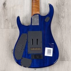 Ernie Ball Music Man John Petrucci JP15 7-String Guitar, Roasted Maple Fretboard, Cerulean Paradise Quilt -Musical Instrument Shop 20220316 dsc01423