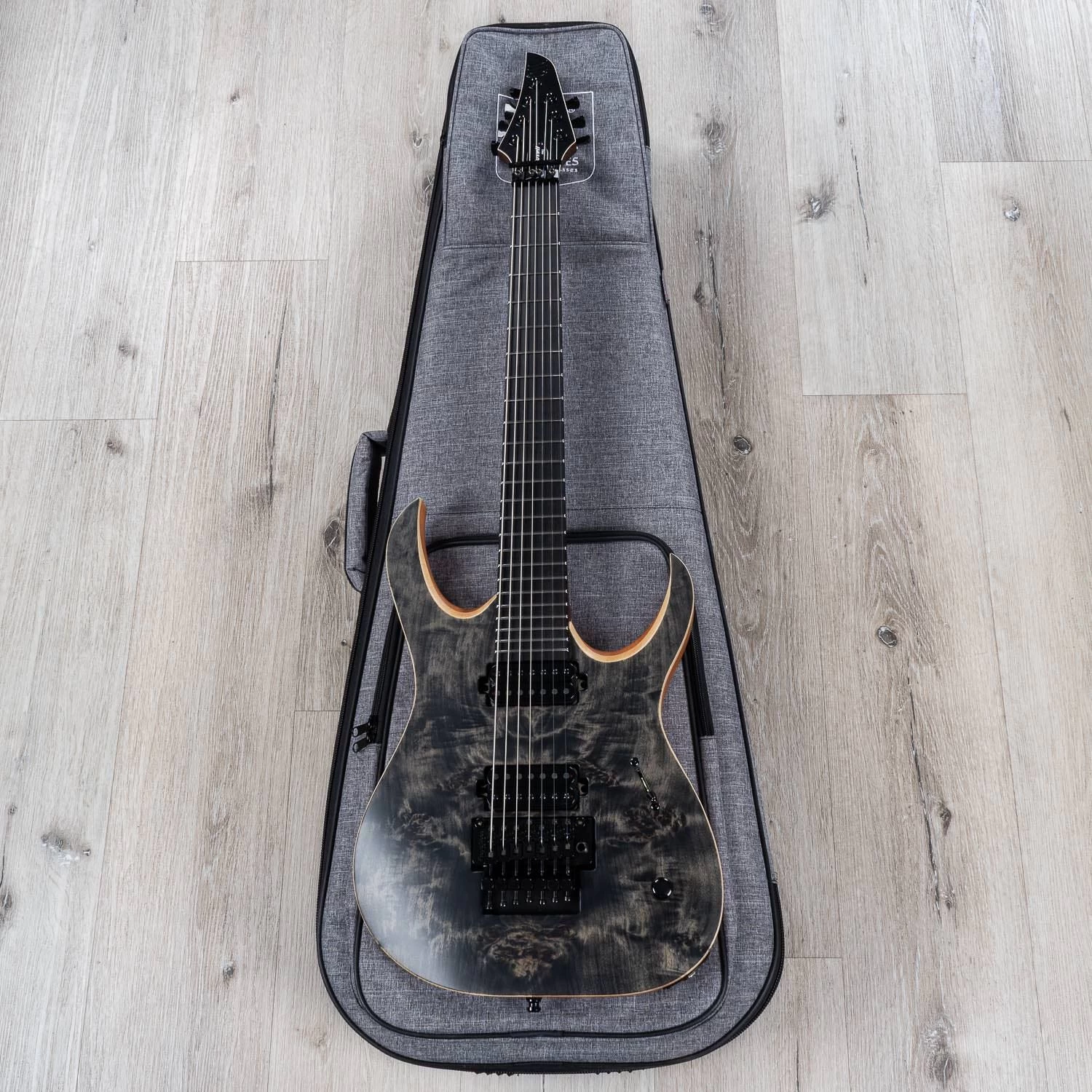 Mayones Duvell Elite Pro 7, 7-String Guitar, Trans Black Satin 12 Mayones Duvell Elite Pro 7, 7-String Guitar, Trans Black Satin - Image 10