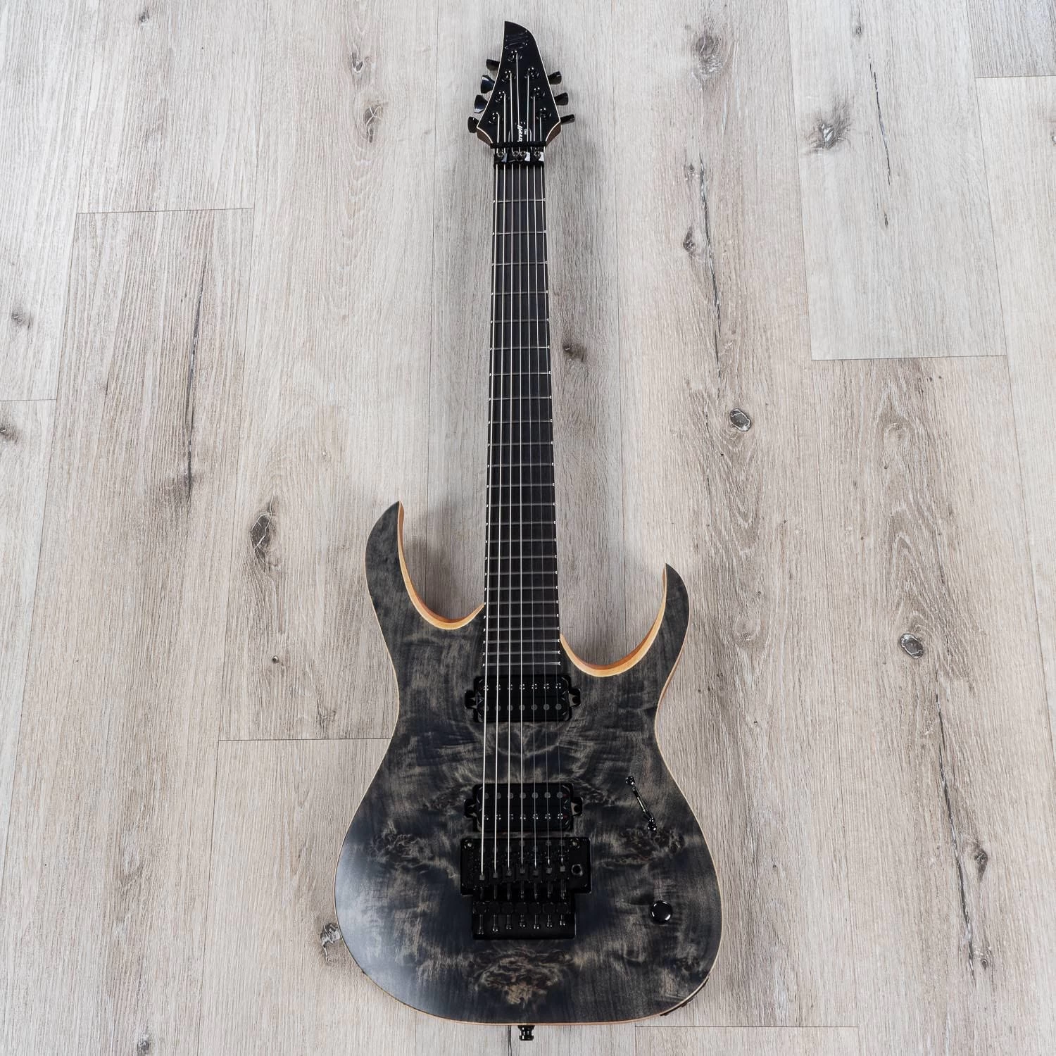 Mayones Duvell Elite Pro 7, 7-String Guitar, Trans Black Satin 5 Mayones Duvell Elite Pro 7, 7-String Guitar, Trans Black Satin - Image 3