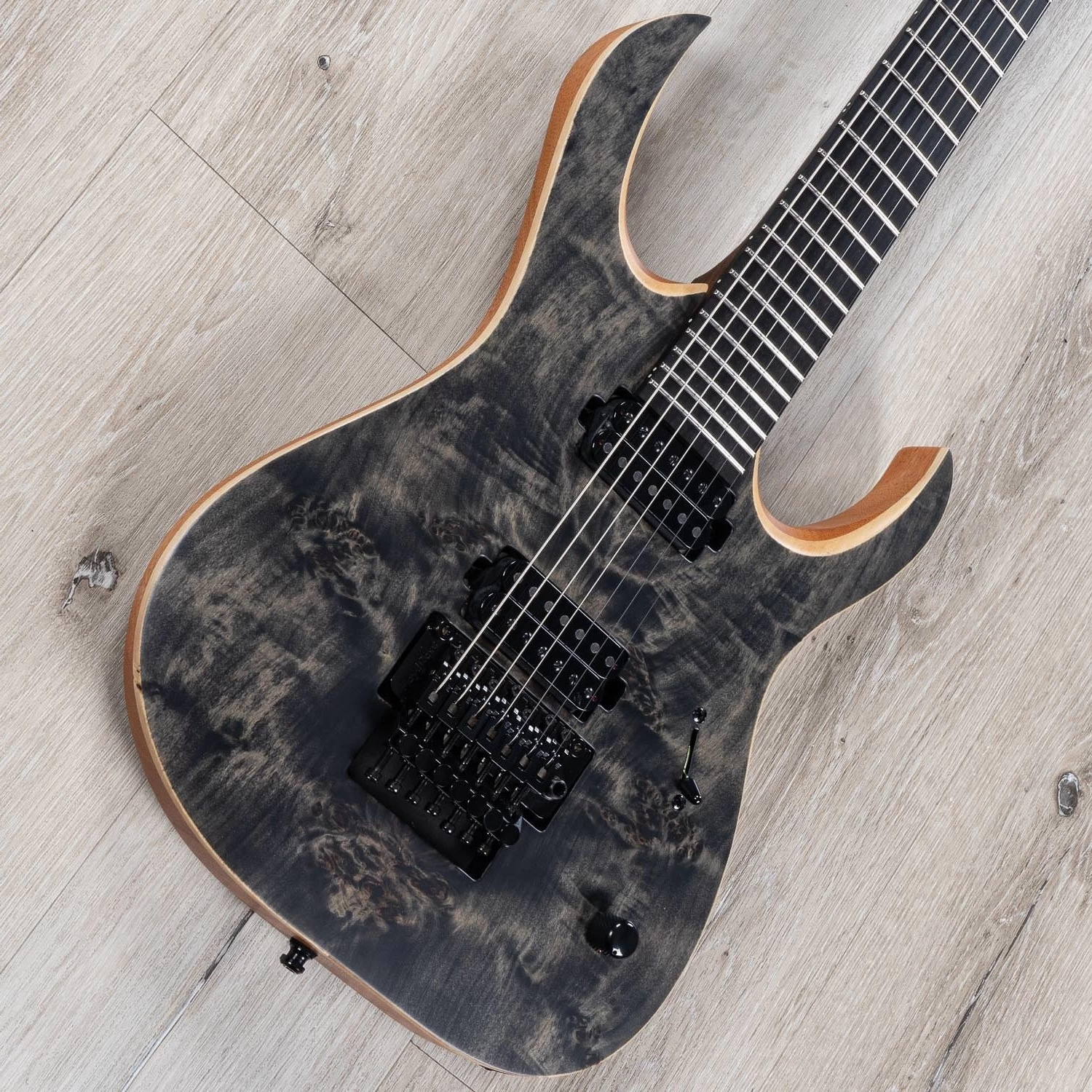 Mayones Duvell Elite Pro 7, 7-String Guitar, Trans Black Satin 4 Mayones Duvell Elite Pro 7, 7-String Guitar, Trans Black Satin - Image 2