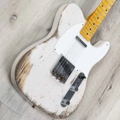 Fender Custom Shop LTD '58 Telecaster Heavy Relic Guitar, White Blonde -Musical Instrument Shop 20220324 dsc03560