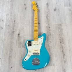 Fender American Professional II Jazzmaster Left-Handed Guitar, Maple Fretboard, Miami Blue -Musical Instrument Shop 20220329 dsc04368 1