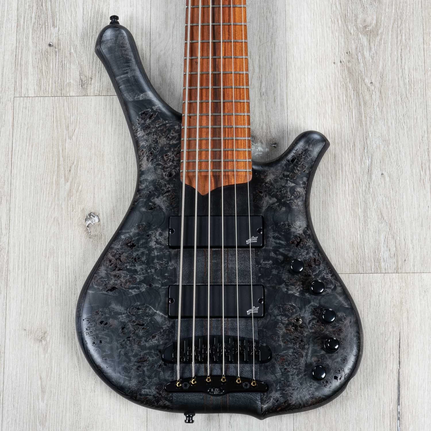 Mayones Comodous Classic 6, 6-String Bass, Liquid Black Raw 3 Mayones Comodous Classic 6, 6-String Bass, Liquid Black Raw