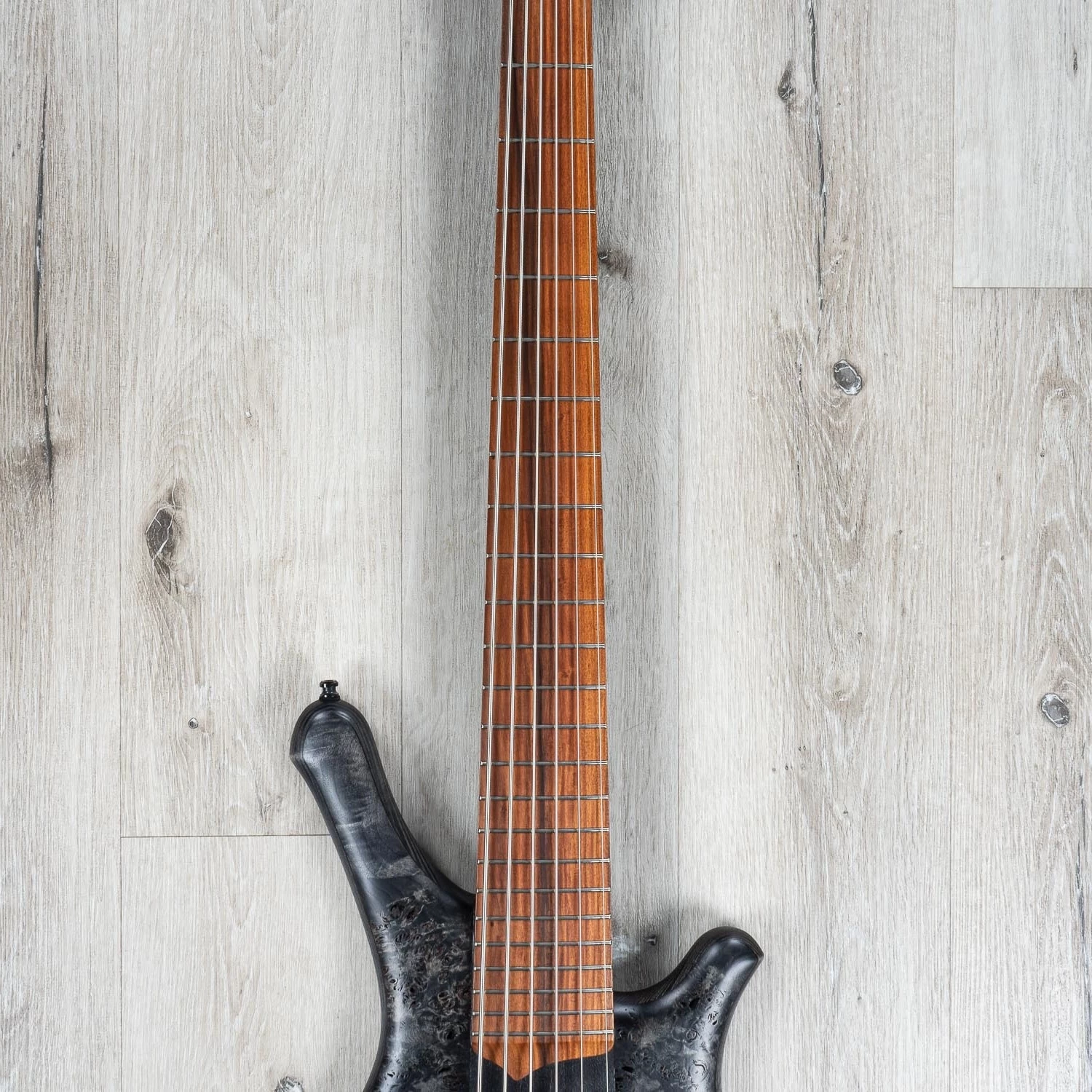 Mayones Comodous Classic 6, 6-String Bass, Liquid Black Raw 6 Mayones Comodous Classic 6, 6-String Bass, Liquid Black Raw - Image 4