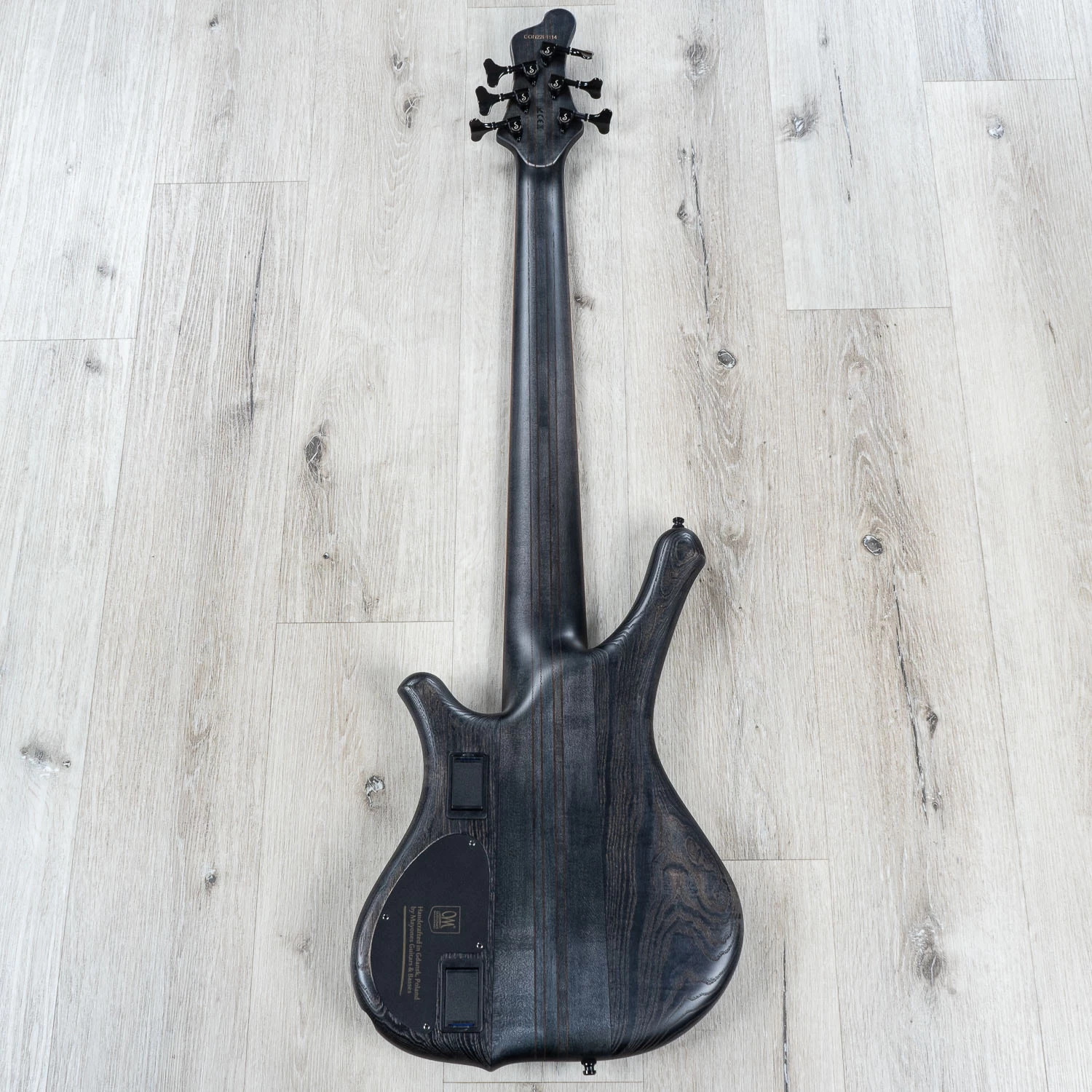 Mayones Comodous Classic 6, 6-String Bass, Liquid Black Raw 8 Mayones Comodous Classic 6, 6-String Bass, Liquid Black Raw - Image 6