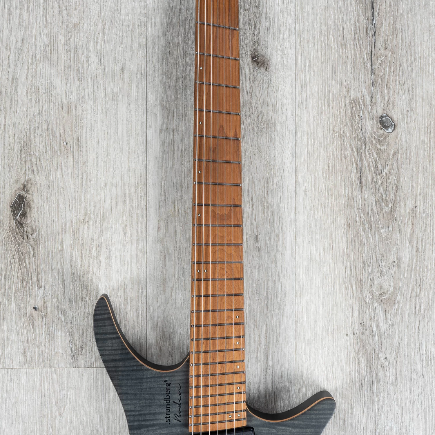 Strandberg Boden Standard 7 Maple Flame Black Headless Electric Guitar W/ Gig Bag 6 Strandberg Boden Standard 7 Maple Flame Black Headless Electric Guitar W/ Gig Bag - Image 4