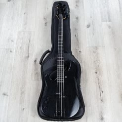 Sandberg VS-4 Left-Handed Bass Guitar, Matte Black -Musical Instrument Shop 20220413 dsc07617