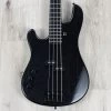 Sandberg VS-4 Left-Handed Bass Guitar, Matte Black -Musical Instrument Shop 20220413 dsc07620