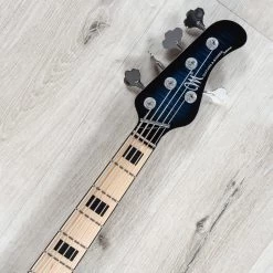 Mayones Jabba Classic 5 Bass Guitar, 5-String, Trans Blue -Musical Instrument Shop 20220419 dsc08540
