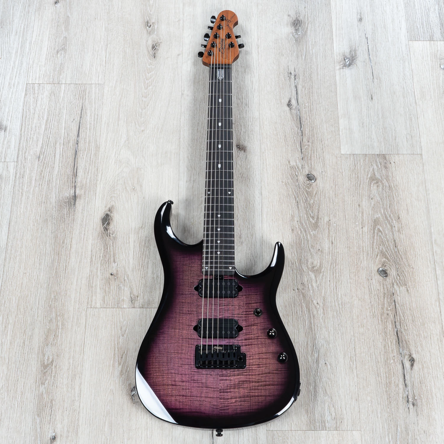 Sterling By Music Man JP157 DiMarzio John Petrucci 7-String Guitar, Eminence Purple 5 Sterling By Music Man JP157 DiMarzio John Petrucci 7-String Guitar, Eminence Purple - Image 3