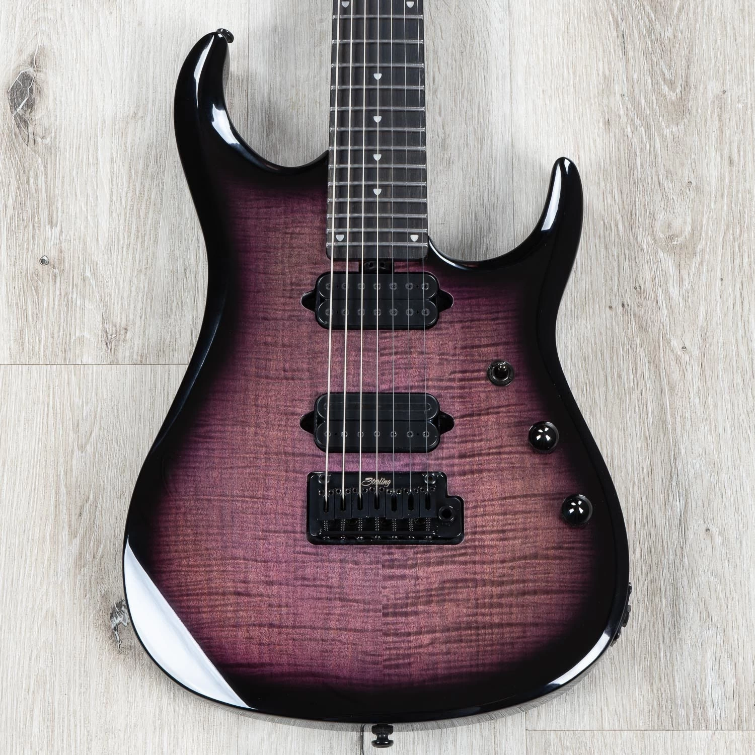 Sterling By Music Man JP157 DiMarzio John Petrucci 7-String Guitar, Eminence Purple 3 Sterling By Music Man JP157 DiMarzio John Petrucci 7-String Guitar, Eminence Purple