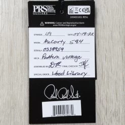 PRS Paul Reed Smith Wood Library McCarty 594 Guitar, Faded Blue Jeans, Brazilian Rosewood -Musical Instrument Shop 20220505 dsc00339