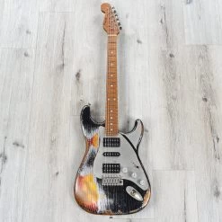 Paoletti Stratospheric Loft HSH Guitar, Firemist Black -Musical Instrument Shop 20220516 dsc00939 1