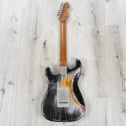 Paoletti Stratospheric Loft HSH Guitar, Firemist Black -Musical Instrument Shop 20220516 dsc00959 1