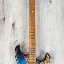 Paoletti Stratospheric Loft HSS Guitar, Relic Blue 16 Paoletti Stratospheric Loft HSS Guitar, Relic Blue -Musical Instrument Shop 20220516 dsc00976