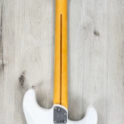 Fender American Ultra Stratocaster Left-Hand Guitar, Rosewood Fretboard, Arctic Pearl -Musical Instrument Shop 20220526 dsc02232