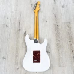 Fender American Ultra Stratocaster Left-Hand Guitar, Rosewood Fretboard, Arctic Pearl -Musical Instrument Shop 20220526 dsc02233