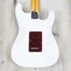 Fender American Ultra Stratocaster Left-Hand Guitar, Rosewood Fretboard, Arctic Pearl -Musical Instrument Shop 20220526 dsc02234