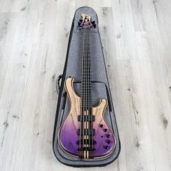 Mayones Viking 5 5-String Bass, Transparent Dirty Ash Fade Up Violet Matt -Musical Instrument Shop 20220609 dsc03379