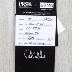 PRS Paul Reed Smith Wood Library Custom 24-08 Guitar, Aquableux, Brazilian Rosewood -Musical Instrument Shop 20220610 dsc03621