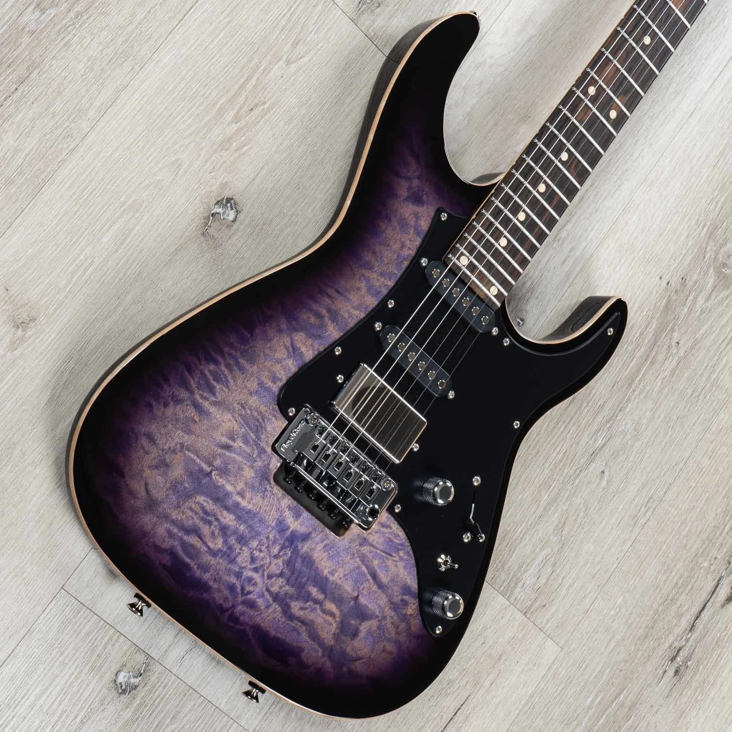 Anderson Guitarworks Guardian Angel HSS Guitar, Purple Burst 4 Anderson Guitarworks Guardian Angel HSS Guitar, Purple Burst - Image 2