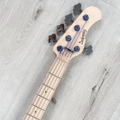 Sadowsky MetroLine 21-Fret Vintage J/J 5-String Bass, Swamp Ash Body, Solid Black High Polish -Musical Instrument Shop 20220628 dsc05241