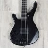 Sandberg Left-Handed Booster 5 Bass, 5-String, Matte Black -Musical Instrument Shop 20220705 dsc05678