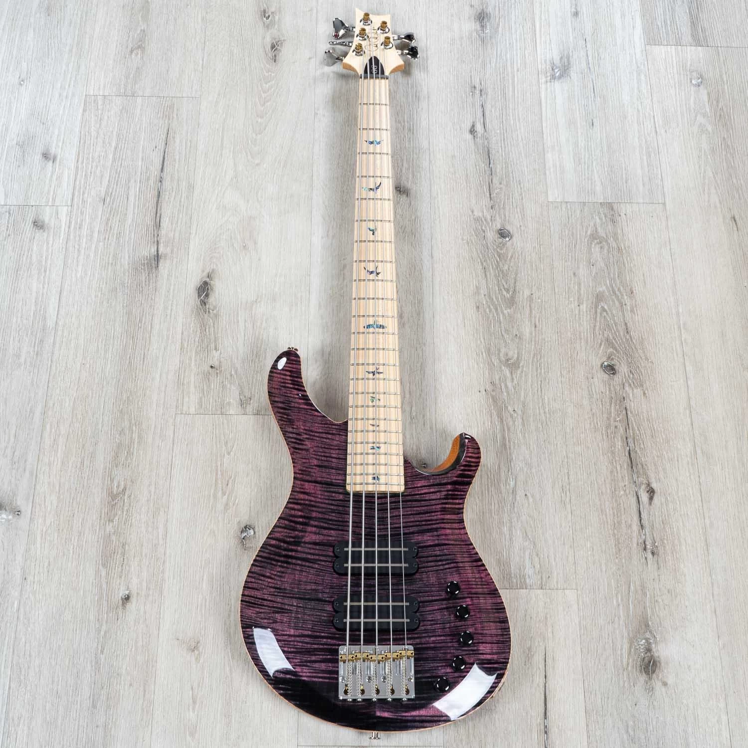 PRS Paul Reed Smith Grainger 5 10-Top Bass, 5-String, Purple Iris 5 PRS Paul Reed Smith Grainger 5 10-Top Bass, 5-String, Purple Iris - Image 3