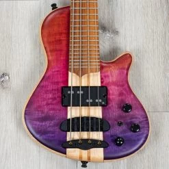 Mayones Cali 4 Short Scale Bass, Pau Ferro Fretboard, Custom Trans Pastel Gradient Matt