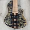 Mayones Cali 4 Short Scale Bass, Birdseye Maple Fretboard, Custom Trans Camo Matt -Musical Instrument Shop 20220712 dsc06264