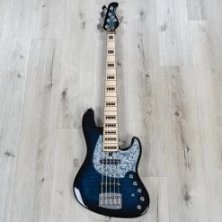 Mayones Jabba Classic 5 5-String Bass, Maple Fretboard, Trans Dirty Blue Burst Gloss -Musical Instrument Shop 20220712 dsc06298