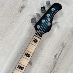 Mayones Jabba Classic 5 5-String Bass, Maple Fretboard, Trans Dirty Blue Burst Gloss -Musical Instrument Shop 20220712 dsc06308