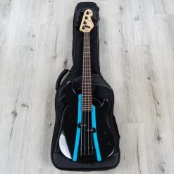 Sandberg Lionel VS Short Scale Bass, Exclusive Run, Cosmic Black W/ Marley Blue Racing Stripes -Musical Instrument Shop 20220718 dsc06814 1