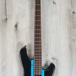 Sandberg Lionel VS Short Scale Bass, Exclusive Run, Cosmic Black W/ Marley Blue Racing Stripes -Musical Instrument Shop 20220718 dsc06820 1
