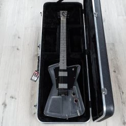 Aluminati Orion Dark Matter Guitar, Lucite Clear Body, 3x3 Headstock -Musical Instrument Shop 20220815 dsc09007